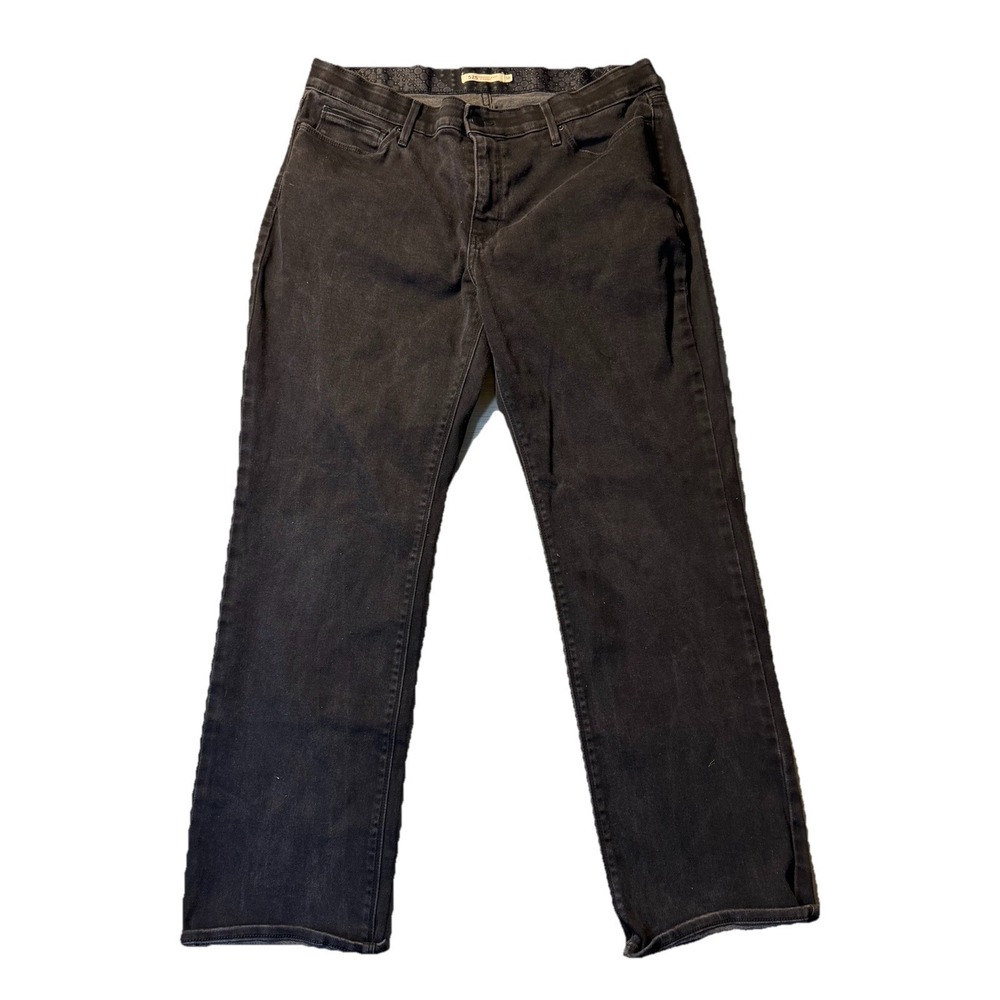 Levi's 525 Jeans Womens 18 Black‎ Straight High Rise